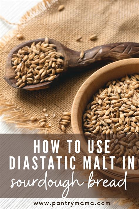 using diastatic malt powder in bread baking.